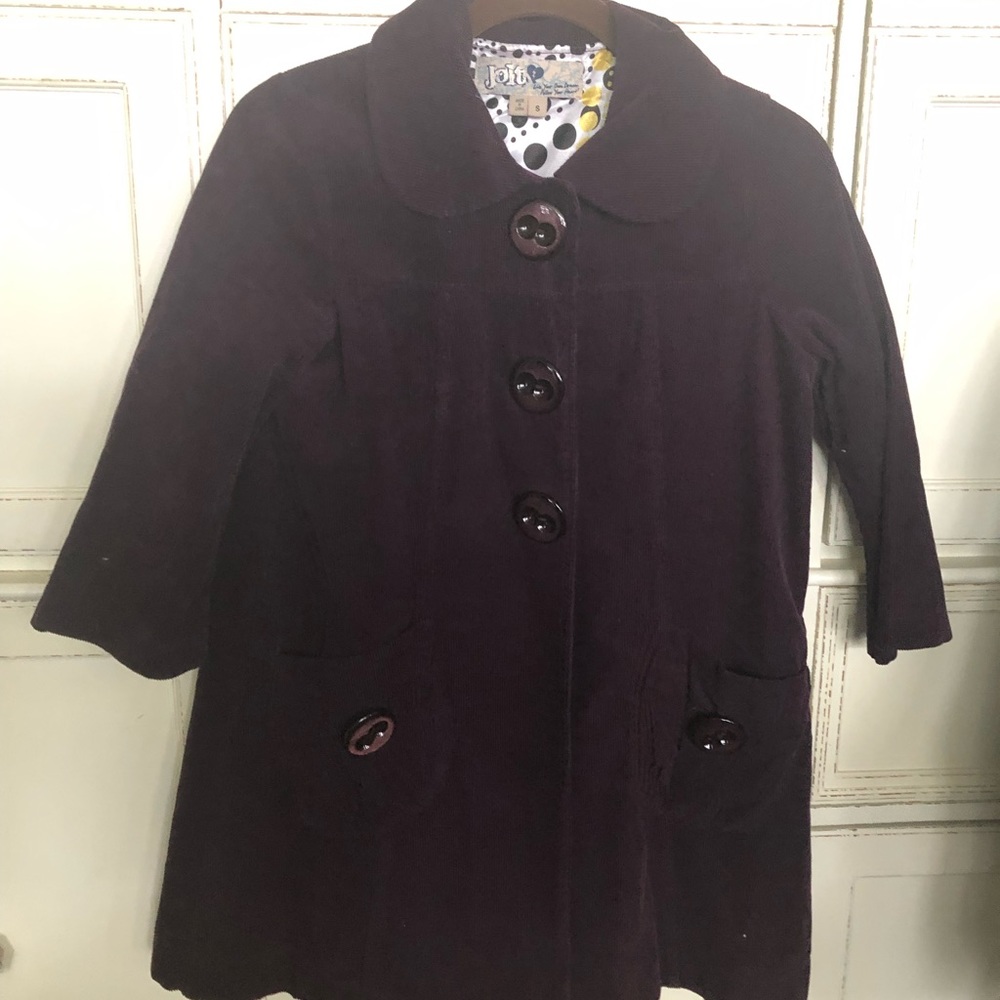 Purple corduroy jacket